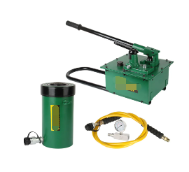 95 Ton Porta Power, Hydraulic Cylinder and Hand Pump Set